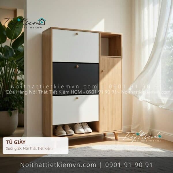 52 mẫu tủ giầy thông minh 6 tầng giá rẻ 1 Tủ Giày Nội Thất Tiết Kiệm HCM