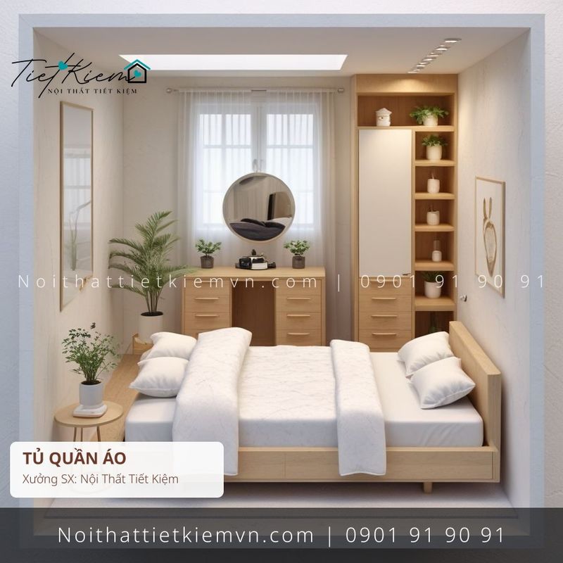52 mẫu tủ quần áo cánh mở cánh lật cho nhà phố giá rẻ - Tủ Quần Áo - Nội Thất Tiết Kiệm