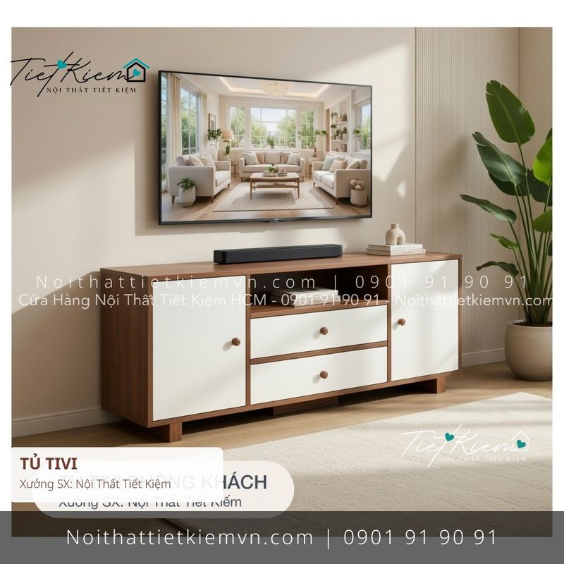 Kệ Tủ Tivi đẹp giá rẻ tại Nội Thất Tiết Kiệm HCM 52+ mẫu tủ tivi MDF có gương đẽp giá rẻ - Kệ Tủ Tivi - Nội Thất Tiết Kiệm