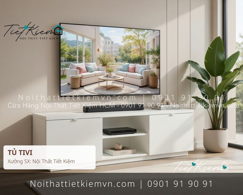 Kệ Tủ Tivi đẹp giá rẻ tại Nội Thất Tiết Kiệm HCM 52+ mẫu tủ tivi MDF có gương đẽp giá rẻ - Kệ Tủ Tivi - Nội Thất Tiết Kiệm