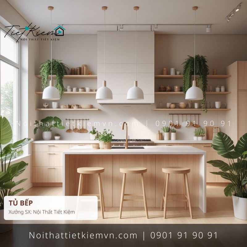 52+ tủ bếp cánh lùa hiện đại giá rẻ - Tủ Bếp - Nội Thất Tiết Kiệm