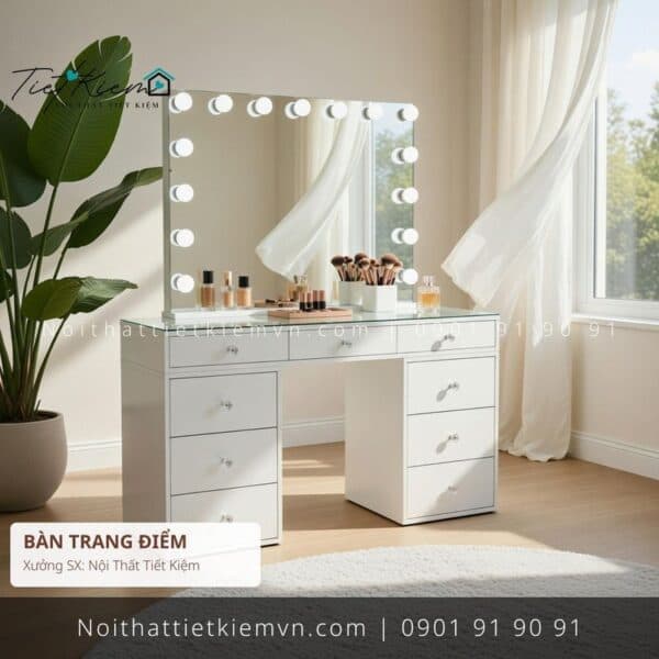 79+ bàn trang điểm cao cấp Bình Thạnh chung cư giá rẻ 1 Bàn Trang Điểm Nội Thất Tiết Kiệm HCM