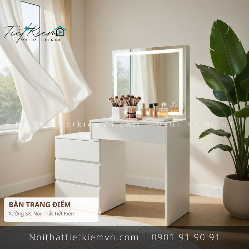 79+ bàn trang điểm cao cấp Bình Thạnh chung cư giá rẻ - Bàn Trang Điểm - Nội Thất Tiết Kiệm