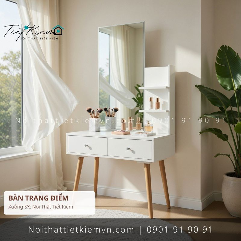 79+ bàn trang điểm cao cấp Bình Thạnh chung cư giá rẻ - Bàn Trang Điểm - Nội Thất Tiết Kiệm