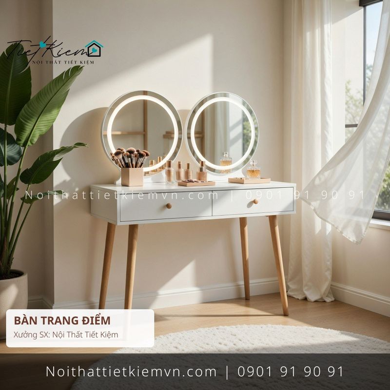 79+ bàn trang điểm cao cấp Bình Thạnh chung cư giá rẻ - Bàn Trang Điểm - Nội Thất Tiết Kiệm