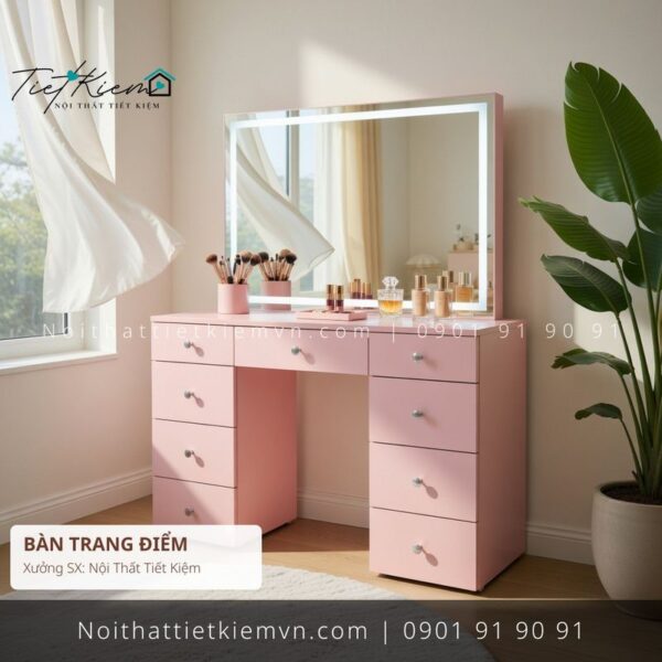 79+ bàn trang điểm cửa kính cực hot giá rẻ 1 Bàn Trang Điểm Nội Thất Tiết Kiệm HCM