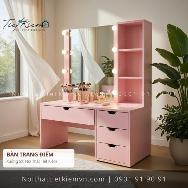 79 mẫu bàn trang điểm cao cấp nhà phố HCM giá rẻ 1 Bàn Trang Điểm Nội Thất Tiết Kiệm HCM