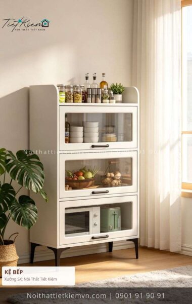 79 mẫu kệ bếp gỗ Tân Bình giá rẻ 1 Kệ Bếp Nội Thất Tiết Kiệm HCM