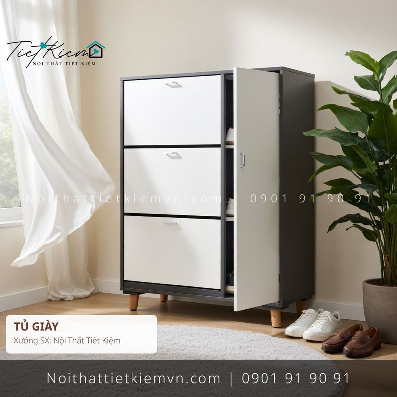 79 mẫu tủ giầy dép 60cm giá rẻ - Tủ Giày - Nội Thất Tiết Kiệm