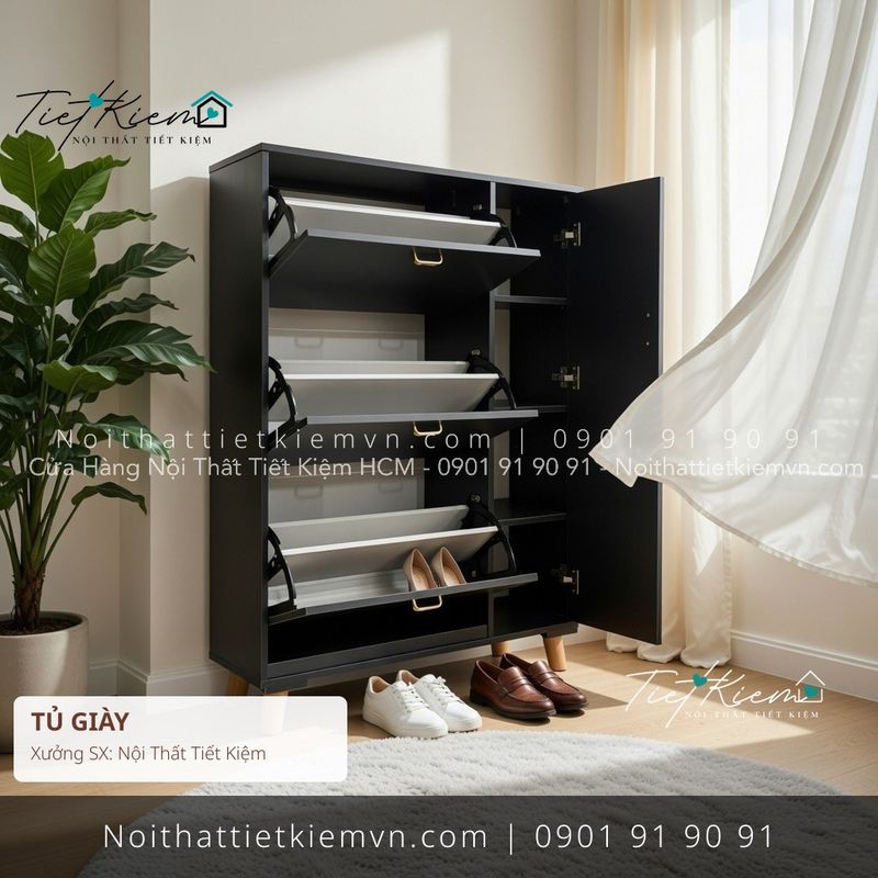 Tủ Giày đẹp giá rẻ tại Nội Thất Tiết Kiệm HCM 79 mẫu tủ giầy thông minh khách sạn đẹp giá rẻ - Tủ Giày - Nội Thất Tiết Kiệm