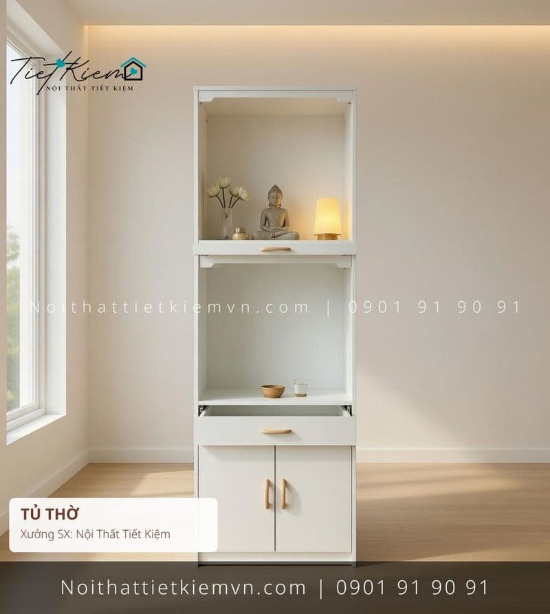 Tủ Thờ - Bàn Thờ đẹp giá rẻ tại Nội Thất Tiết Kiệm HCM 79 mẫu tủ thờ có cửa nhà phố đẽp giá rẻ - Tủ Thờ - Bàn Thờ - Nội Thất Tiết Kiệm