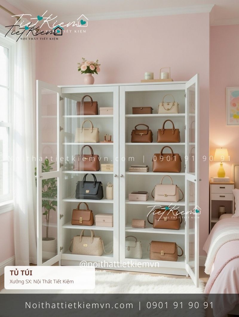 79 mẫu tủ túi giá rẻ nhỏ gọn cho showroom - Tủ Túi - Nội Thất Tiết Kiệm