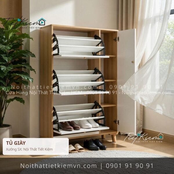79+ tủ giầy cửa lật bán chạy giá rẻ 1 Tủ Giày Nội Thất Tiết Kiệm HCM
