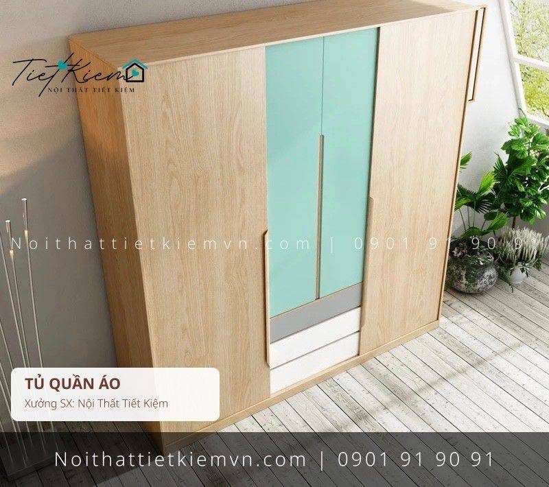 Tủ Quần Áo đẹp giá rẻ tại Nội Thất Tiết Kiệm HCM 79+ tủ quần áo cánh mở nhiều tầng giá rẻ - Tủ Quần Áo - Nội Thất Tiết Kiệm