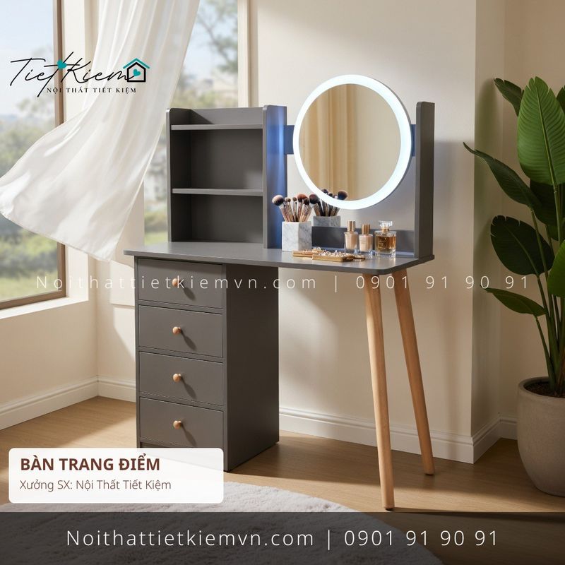 9+ bàn trang điểm MDF đẽp cao cấp giá rẻ - Bàn Trang Điểm - Nội Thất Tiết Kiệm