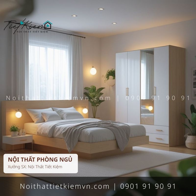 Giường Ngủ đẹp giá rẻ tại Nội Thất Tiết Kiệm HCM 9+ giường gỗ Thủ Đức giá rẻ - Giường Ngủ - Nội Thất Tiết Kiệm