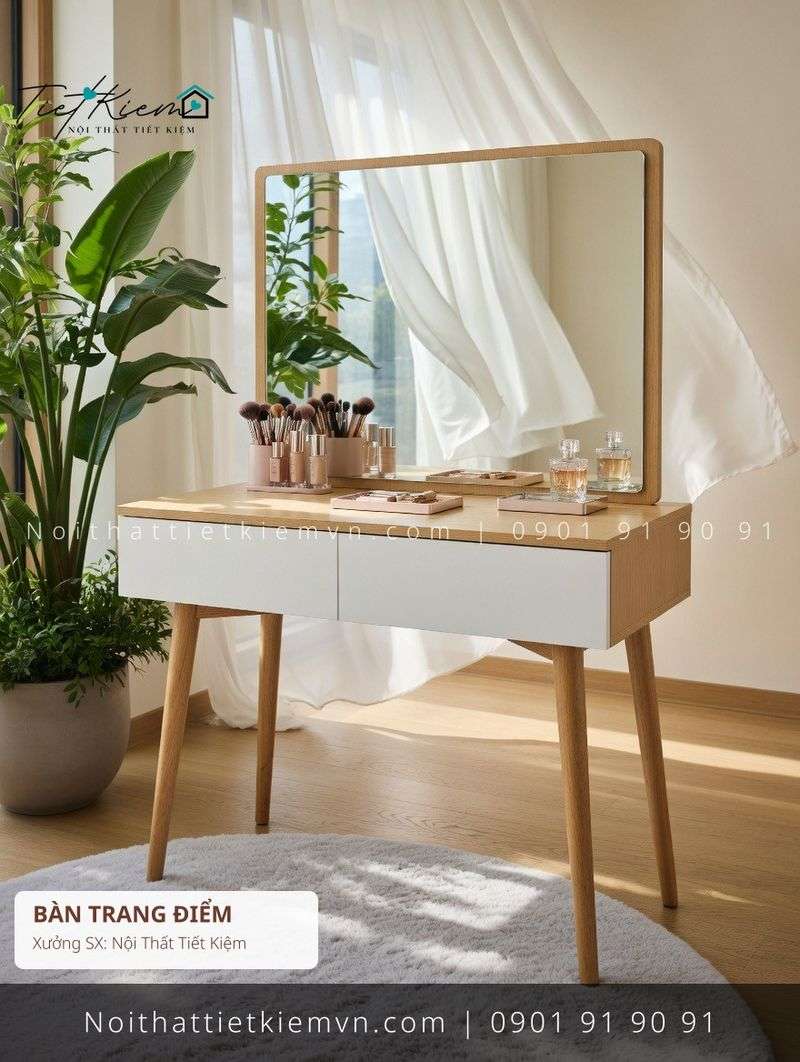 9+ mẫu bàn trang điểm giá rẻ có ghế - Bàn Trang Điểm - Nội Thất Tiết Kiệm