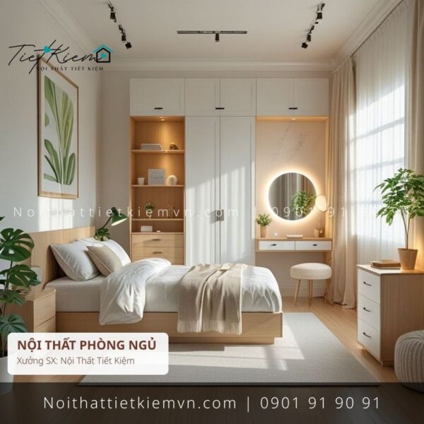 9+ mẫu giường 1m8 gỗ quận 1 giá rẻ 1 Giường Ngủ Nội Thất Tiết Kiệm HCM