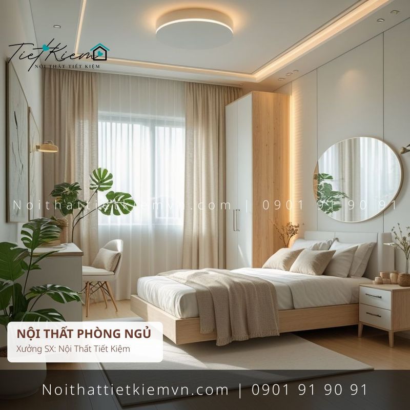 Giường Ngủ đẹp giá rẻ tại Nội Thất Tiết Kiệm HCM 9+ mẫu giường 1m8 gỗ quận 1 giá rẻ - Giường Ngủ - Nội Thất Tiết Kiệm