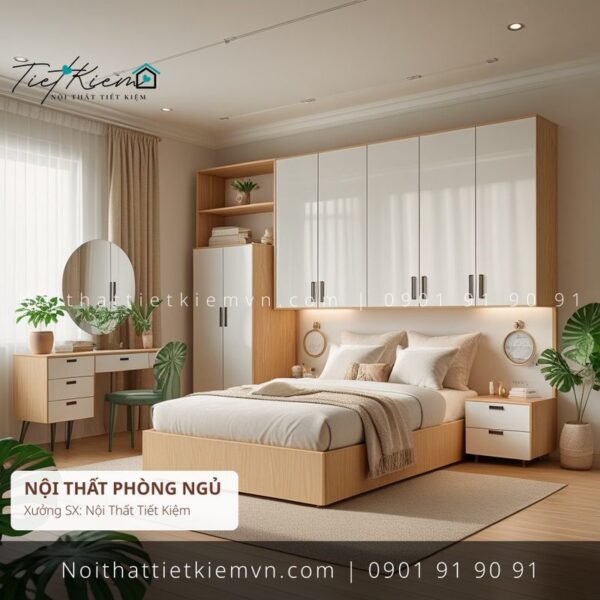 9 mẫu giường sang trọng cho spa giá rẻ 1 Giường Ngủ Nội Thất Tiết Kiệm HCM