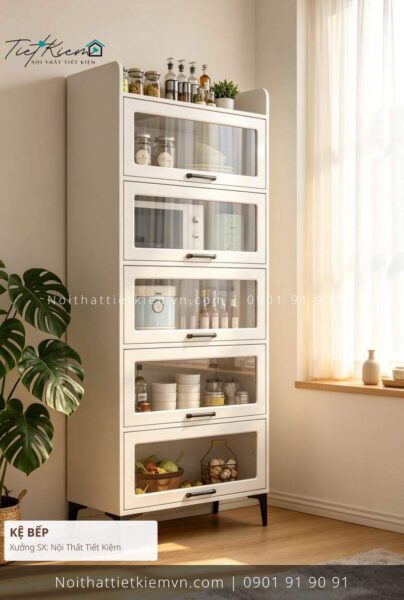 9+ mẫu kệ bếp 1m gỗ giá rẻ 1 Kệ Bếp Nội Thất Tiết Kiệm HCM