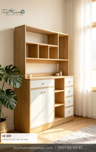 9+ mẫu kệ bếp 1m sồi sang trọng giá rẻ 1 Kệ Bếp Nội Thất Tiết Kiệm HCM