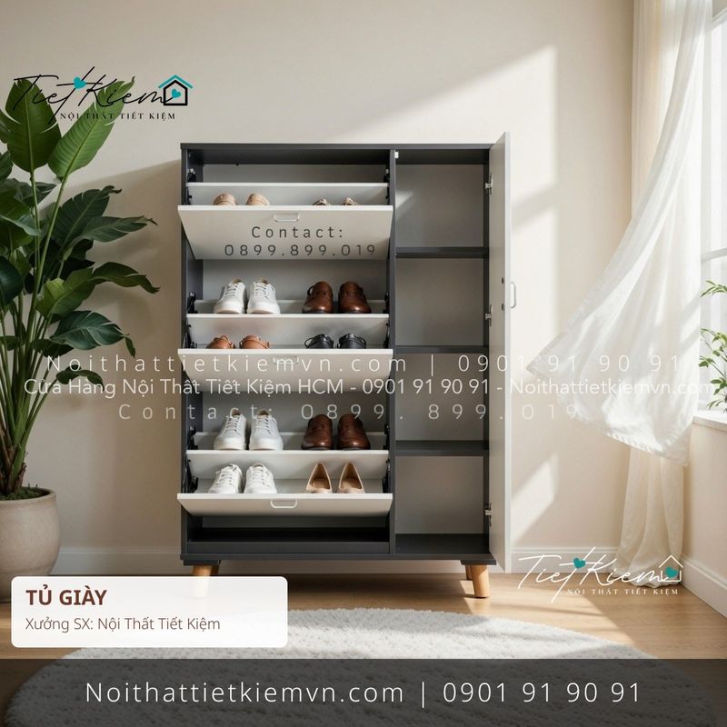 9+ mẫu tủ đựng giầy TPHCM giá rẻ - Tủ Giày - Nội Thất Tiết Kiệm