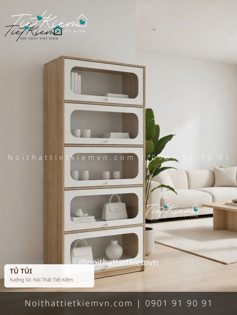 9+ mẫu tủ đựng túi siêu mỏng hiện đại giá rẻ - Tủ Túi - Nội Thất Tiết Kiệm