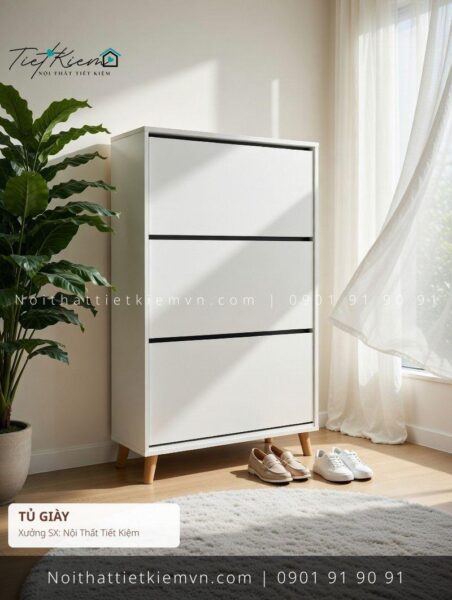 9+ mẫu tủ giầy cánh lùa luxury HCM giá rẻ 1 Tủ Giày Nội Thất Tiết Kiệm HCM