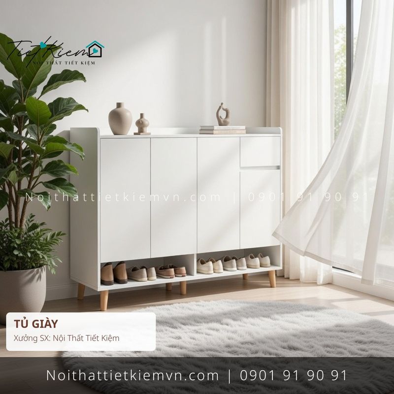 Tủ Giày đẹp giá rẻ tại Nội Thất Tiết Kiệm HCM 9 mẫu tủ giầy thông minh nhỏ quận 1 giá rẻ - Tủ Giày - Nội Thất Tiết Kiệm