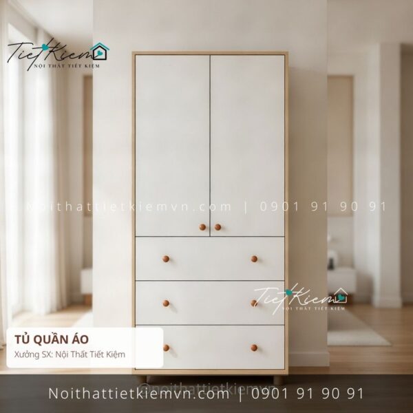 9+ mẫu tủ quần áo đa năng MDF quận 7 giá rẻ 1 Tủ Quần Áo Nội Thất Tiết Kiệm HCM