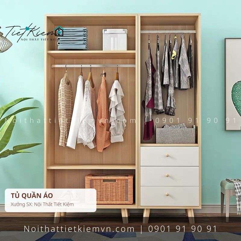 Tủ Quần Áo đẹp giá rẻ tại Nội Thất Tiết Kiệm HCM 9 mẫu tủ quần áo MDF MDF cho biệt thự giá rẻ - Tủ Quần Áo - Nội Thất Tiết Kiệm