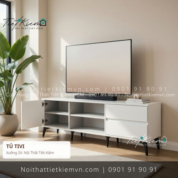 9+ mẫu tủ tivi cao cấp có gương quận 2 giá rẻ 1 Kệ Tủ Tivi Nội Thất Tiết Kiệm HCM