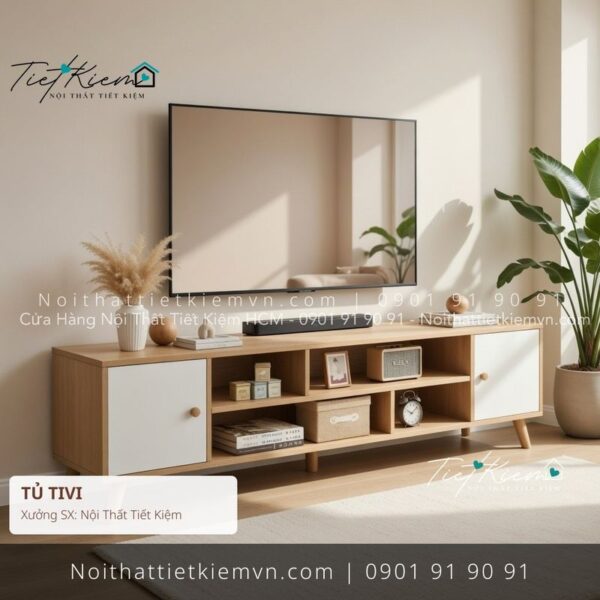 9 mẫu tủ tivi Scandinavian đẽp giá rẻ 1 Kệ Tủ Tivi Nội Thất Tiết Kiệm HCM