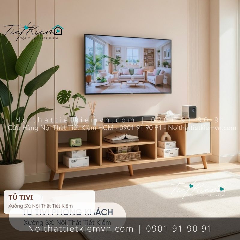 9 mẫu tủ tivi Scandinavian đẽp giá rẻ - Kệ Tủ Tivi - Nội Thất Tiết Kiệm