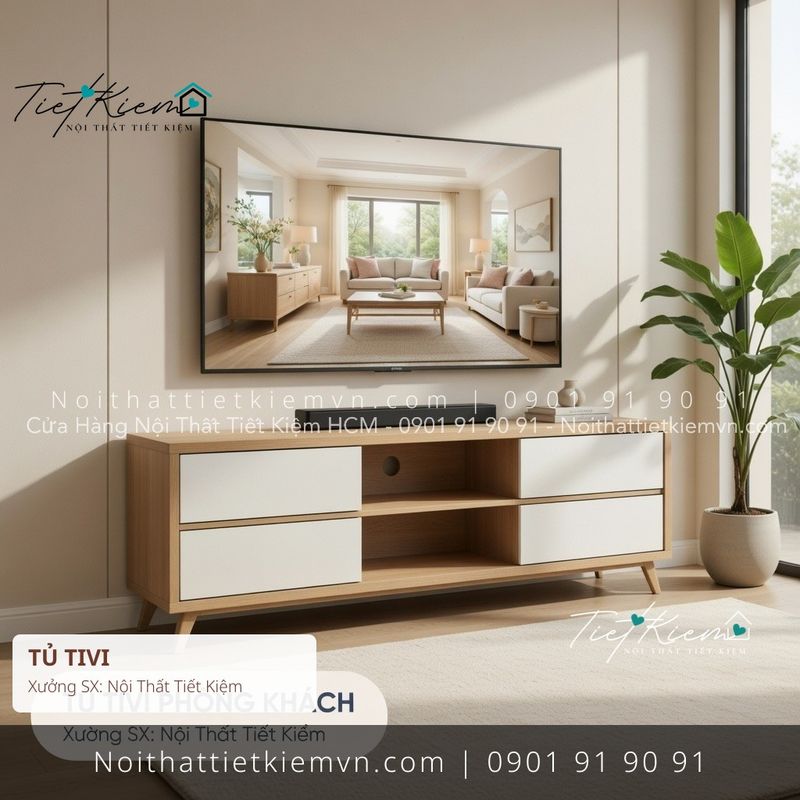 9 mẫu tủ tivi Scandinavian đẽp giá rẻ - Kệ Tủ Tivi - Nội Thất Tiết Kiệm