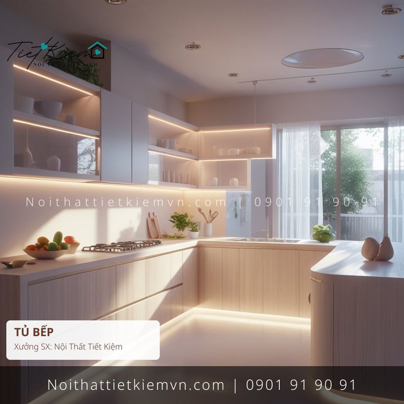 9+ tủ bếp đa năng sang trọng cho showroom giá rẻ - Tủ Bếp - Nội Thất Tiết Kiệm