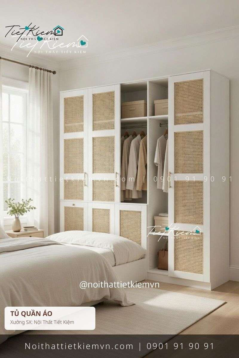 Tủ Quần Áo đẹp giá rẻ tại Nội Thất Tiết Kiệm HCM 9+ tủ quần áo cửa kính nhỏ đẹp giá rẻ - Tủ Quần Áo - Nội Thất Tiết Kiệm