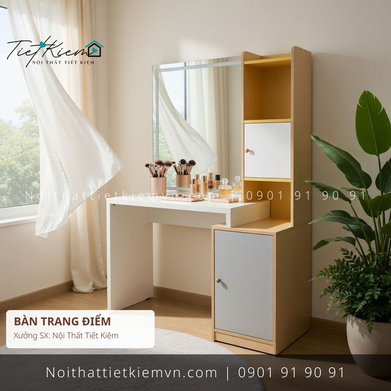 99 mẫu bàn trang điểm đa năng Bình Thạnh giá rẻ - Bàn Trang Điểm - Nội Thất Tiết Kiệm