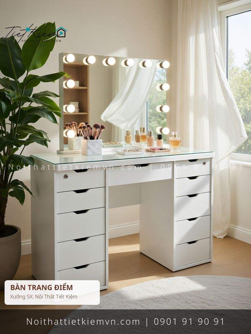 99+ mẫu bàn trang điểm đa năng nhỏ quận 2 giá rẻ - Bàn Trang Điểm - Nội Thất Tiết Kiệm