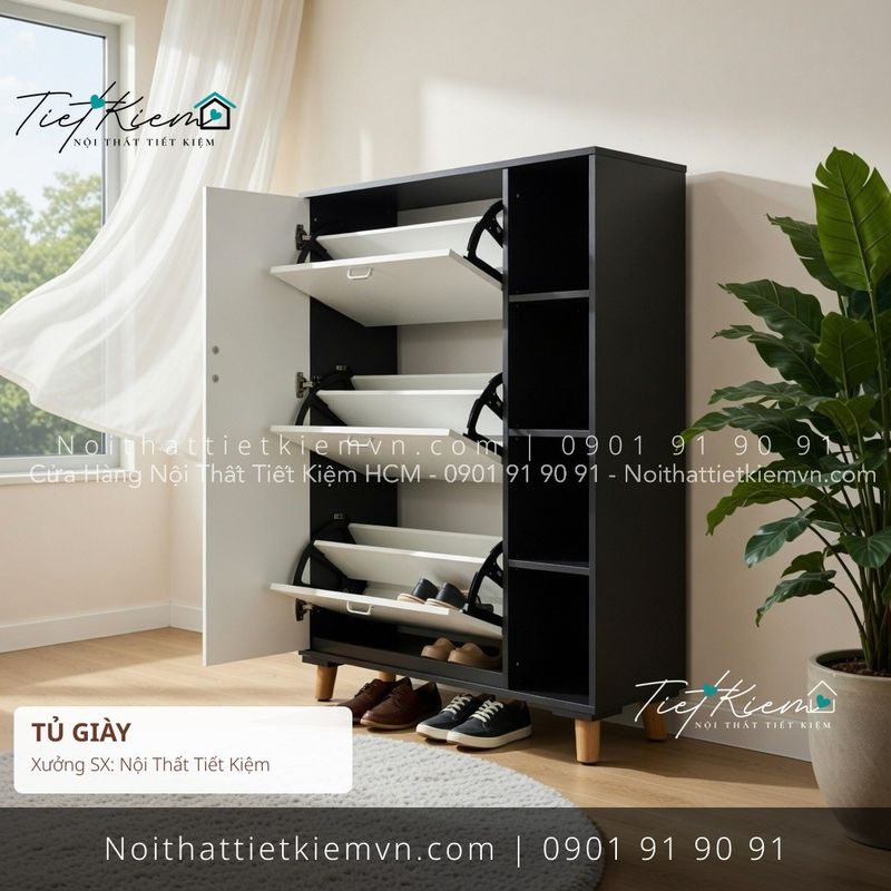 Tủ Giày đẹp giá rẻ tại Nội Thất Tiết Kiệm HCM 99 mẫu tủ giầy dép có ghế quận 1 giá rẻ - Tủ Giày - Nội Thất Tiết Kiệm