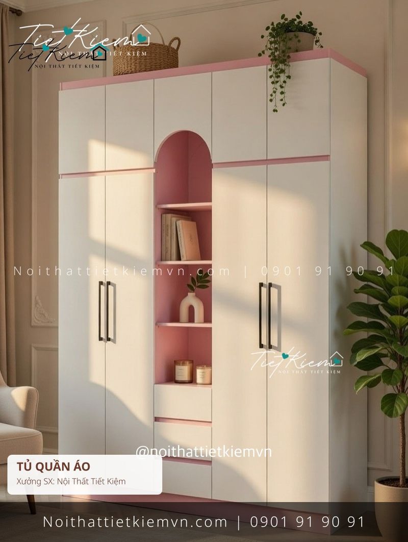 99 mẫu tủ quần áo thông minh có ghế Gò Vấp giá rẻ - Tủ Quần Áo - Nội Thất Tiết Kiệm