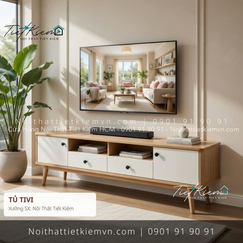 99+ mẫu tủ tivi mini giá rẻ cho studio - Kệ Tủ Tivi - Nội Thất Tiết Kiệm