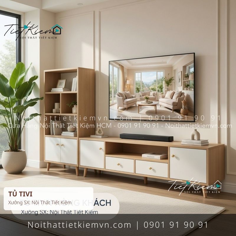 99+ mẫu tủ tivi thông minh Scandinavian đẽp giá rẻ - Kệ Tủ Tivi - Nội Thất Tiết Kiệm