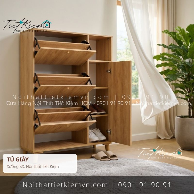 99+ tủ để giầy cuối nhà giá rẻ - Tủ Giày - Nội Thất Tiết Kiệm