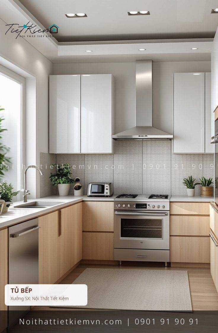 các mẫu thi công tủ bếp uy tín 5 tầng giá rẻ - Thi Công Tủ Bếp - Nội Thất Tiết Kiệm