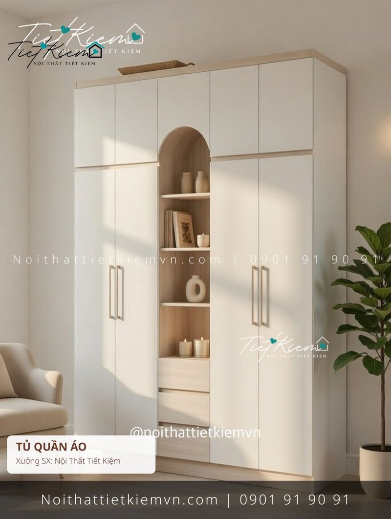các mẫu tủ quần áo cánh lùa tối giản đẽp giá rẻ - Tủ Quần Áo - Nội Thất Tiết Kiệm