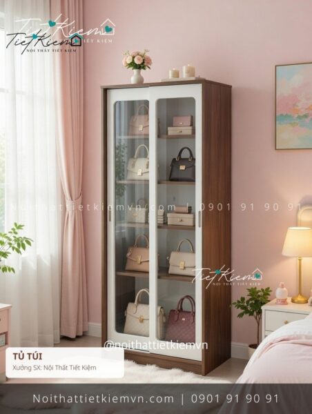 các mẫu tủ túi xách đẽp cho hành lang giá rẻ 1 Tủ Túi Nội Thất Tiết Kiệm HCM