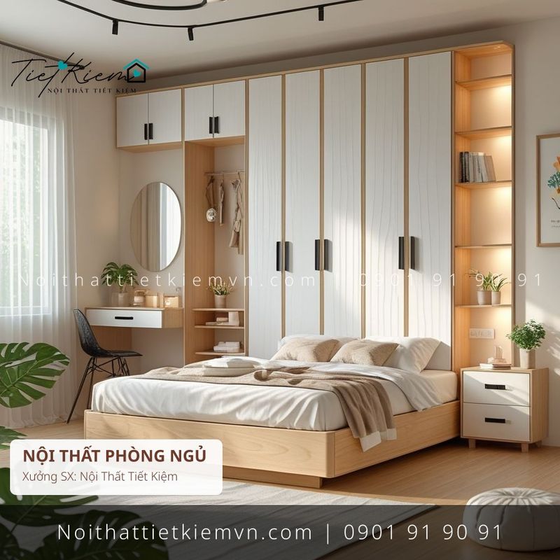giường 1m2 Gò Vấp hiện đại giá rẻ - Giường Ngủ - Nội Thất Tiết Kiệm