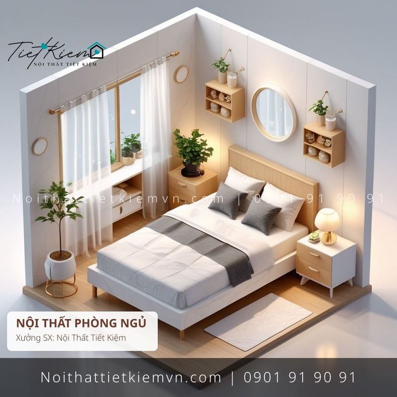 mẫu giường 2m sang trọng cho văn phòng giá rẻ - Giường Ngủ - Nội Thất Tiết Kiệm